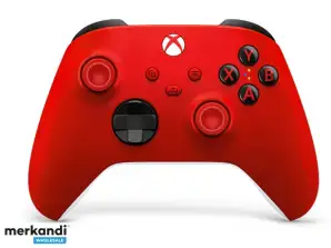 Brezžični igralni plošček Microsoft Xbox rdeč QAU 00012