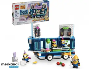 LEGO minionai ir vakarėlių autobusas 75581