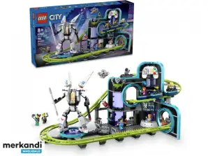 LEGO City roller coaster s robotom Mech 60421