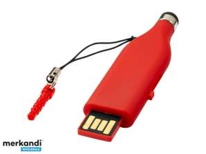 USB FlashDrive 4GB červené dotykové pero 2 v 1