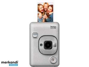 Fujifilm Instax Mini Liplay Fotocamera Istantanea pietra bianco 16631758