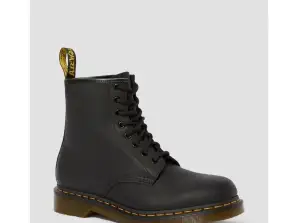 Dr. Martens 1460 Greasy Black Boots for Women - Model 11822003, Sizes 36 and 37 Available