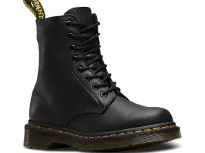 Dr. Martens 1460 Pascal Virginia Black Boots for Women - Model 13512006, Sizes 36 and 37