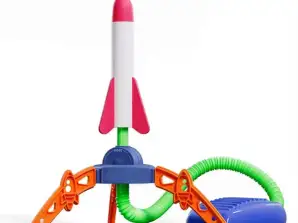 Launchy - Ar kājām atspēriena raķešu rotaļlieta- raķešu rotaļlieta, lecamaukla, ar kājām darbināma raķete