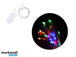 FILS BANDES LED DÉCORATIONS DÉCORATIVES POUR PILES MULTICOLORE LONGUEUR 200 CM