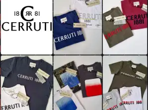 010027 Bieten Sie Ihren Kunden Herren-T-Shirts des italienischen Unternehmens CERRUTI 1881 an
