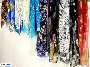 90kg Dames en Heren Sjaals Sjaals Mix Accessoires, Textiel Groothandel voor Wederverkopers Resterende voorraad