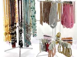 60 kg de bijoux, bijoux à la mode, mélange de chaînes, bracelets, etc., produits en gros, acheter des palettes de stock restantes