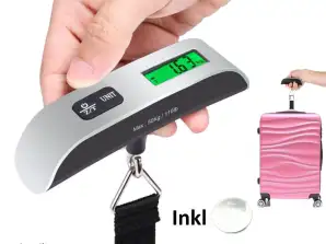 Digital LCD Luggage Scale incl. Battery Luggage Scale Hanging Scale Handheld Scale 50Kg