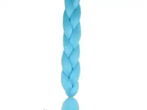 BRITISH Synthetic hair, colorful braids, dreadlocks, highlights, 60 CM BLUE XJ4800