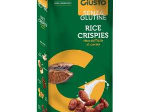 GIUSTO S/G РИСОВЫЕ ЧИПСЫ КАКАО