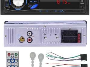 RADIO SAMOCHODOWE BLUETOOTH MIKROFON USB MP3 Z CZYTNIKIEM KART SD