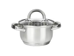 1L stainless steel pot stainless steel pot induction 14 cm