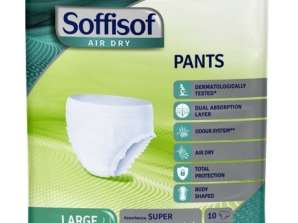 SOFFISOF AIR DRY PANTS SUPER L