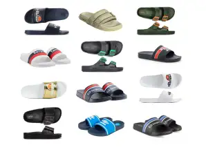 Mix sandals ADIDAS - ELLESSE - KAPPA- UMBRO - PSG -155 pairs