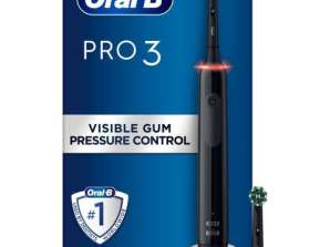 Cepillo de dientes eléctrico Oral B Cross Action Pro3 3400N Negro EU