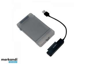 LogiLink USB 3.0 till 2 5 SATA-adapter med skyddskåpa