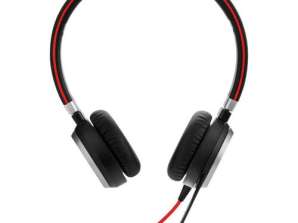 Jabra Evolve 40 UC stereokõrvaklapid mikrofoniga must