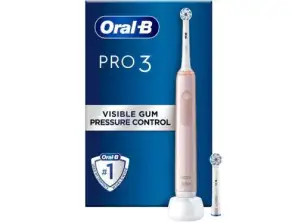 Brosse à dents électrique Oral B Cross Action Pro3 3400N Rose EU