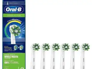 Oral B Elektrische Tandenborstel Vervangende Kop CrossAction EB50 6 6 stuks