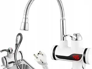 ELECTRIC INSTANTANEOUS WATER HEATER WITH LCD DISPLAY WITH FAUCET