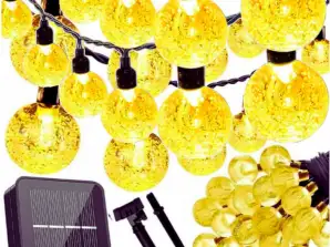 GUIRLANDE SOLAIRE DE JARDIN SOLAIRE LAMPES DE JARDIN SOLAIRES D’EXTÉRIEUR 50 LED