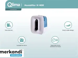 Humidificador - Niebla fría ultrasónica - Calmante de agua - Depósito de 5,6 L