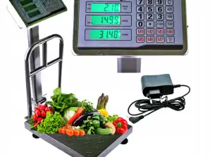 INDUSTRIAL ELECTRONIC STORE SCALE 300KG LCD FOLDABLE
