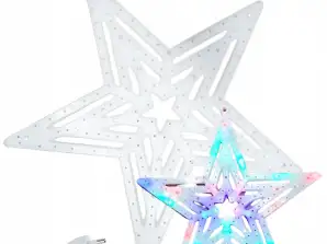 STAR SNOWFLAKE DOUBLE-SIDED LIGHT COLORFUL LED FLASHING LIGHT