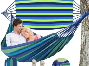 GARDEN HAMMOCK 2 PERSON TERRACE DOUBLE TOURIST LARGE STRONG