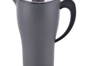 Plastic jug with lid tea pot coffee anthracite 2l