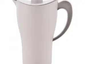 Plastic jug with lid, jug for drinks, tea, coffee, cocoa, 2l