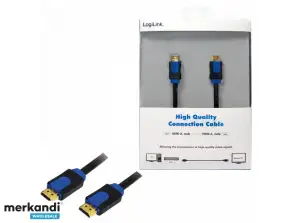 LogiLink HDMI Cable 2m 4K High Speed with Ethernet CHB1102