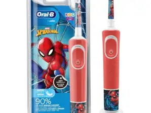 Oral B Electric Toothbrush Vitality D100 for Kids Extra Soft Spider Ma