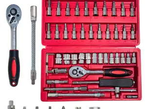 SOCKET WRENCH TOOL SET SOCKET WRENCHES 46 PIECES LARGE TORX