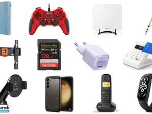 Lot av 249 enheter av elektronikk og høyteknologiske produkter tilbake til s...