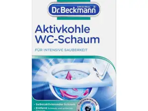 Dr Beckmann Toalett Rengjøring Pulver Aktivkohle WC Schaum 3stk