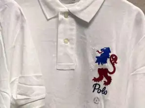 Ralph Lauren polo skjorte for menn, hvit, størrelser: S, M, L, XL, XXL