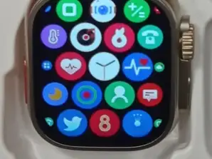 Chytré hodinky Ultra Connected Watch Dárková krabička pro muže a ženy kompatibilní s Android a IOS (Apple, Samsung, Xiaomi, Sony, Huawei)