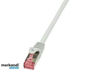 LogiLink PrimeLine prepojovací kábel 0,25 m biely CQ2012S