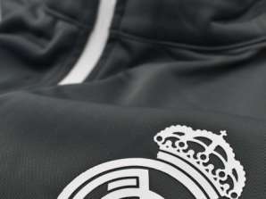 Real Madrid RM2CHP2 Polyester Eşofman No. 2 - Modern Fan için Klasik Monokrom
