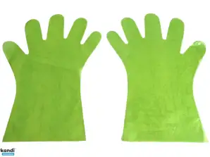430 packs of 100 Ehlert BASIC Men's PE Disposable Gloves green, Remaining Stock Pallets Buy Wholesale Goods