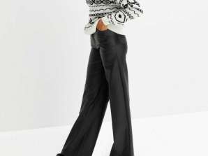 MIX cu pantaloni dama 2,30€, sezon vara/primavara, marfuri paletite, imbracaminte, marfuri mixte, STOC RAMAS