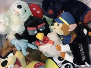 Sorted soft toys stuffed animals 1(A) grade wholesale by weight