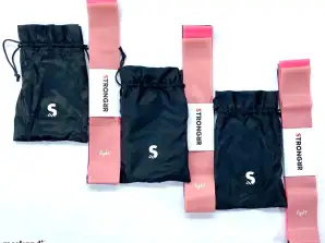 Sets of 4 Fitness Bands, Resistance Bands, Resistance Bands, Brand STRONGRR, 4 Strengths, for Resellers, A-Stock