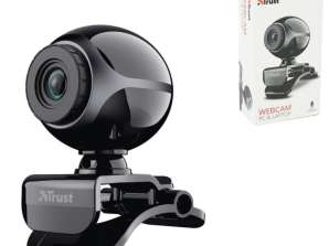 Încredere webcam negru Exis pachet mic 7.5 cm