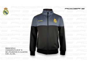 Real Madrid Plus Jacket RM2SCHPA10 – Elegance and performance in black, grey and gold