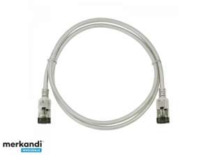 LogiLink SlimLine 0 5m Cat6a Patch Cable Grey CQ9022S
