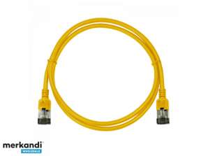 LogiLink Ultraflex SlimLine Patch Cable 0 3m Cat6a Yellow CQ9017S