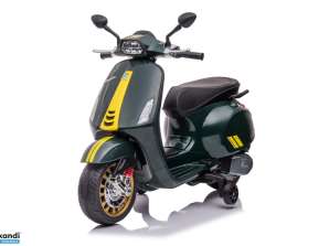 Elektrisk motorcykel Vespa Piaggio Licenseret original med MP3 i 3 farver